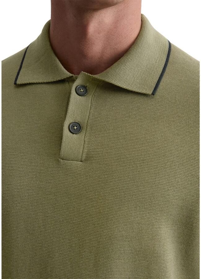 Marc O'Polo Poloshirt DFB Travel Collection van breisel van puur biologisch katoen regular fit - Foto 2