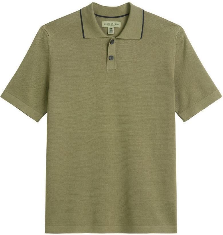 Marc O'Polo Poloshirt DFB Travel Collection van breisel van puur biologisch katoen regular fit