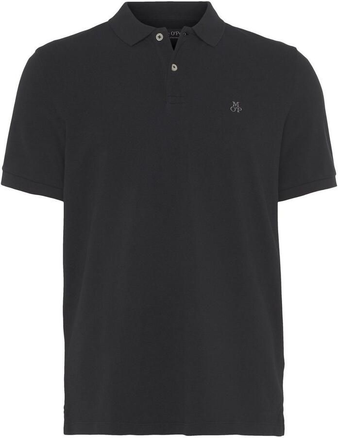 Marc O'Polo Poloshirt in fijn gestructureerde look