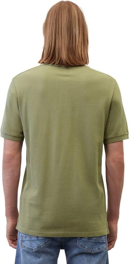 Marc O'Polo Poloshirt in fijn gestructureerde look - Foto 3