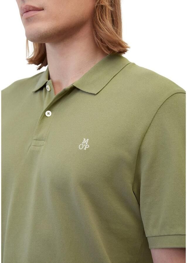 Marc O'Polo Poloshirt in fijn gestructureerde look - Foto 2