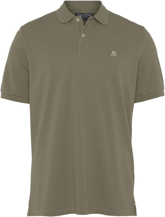 Marc O'Polo Poloshirt in fijn gestructureerde look
