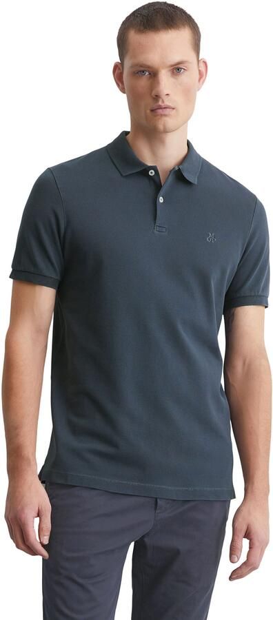 Marc O'Polo shirt met korte mouwen in piqué -stof Blauw Heren - Foto 7