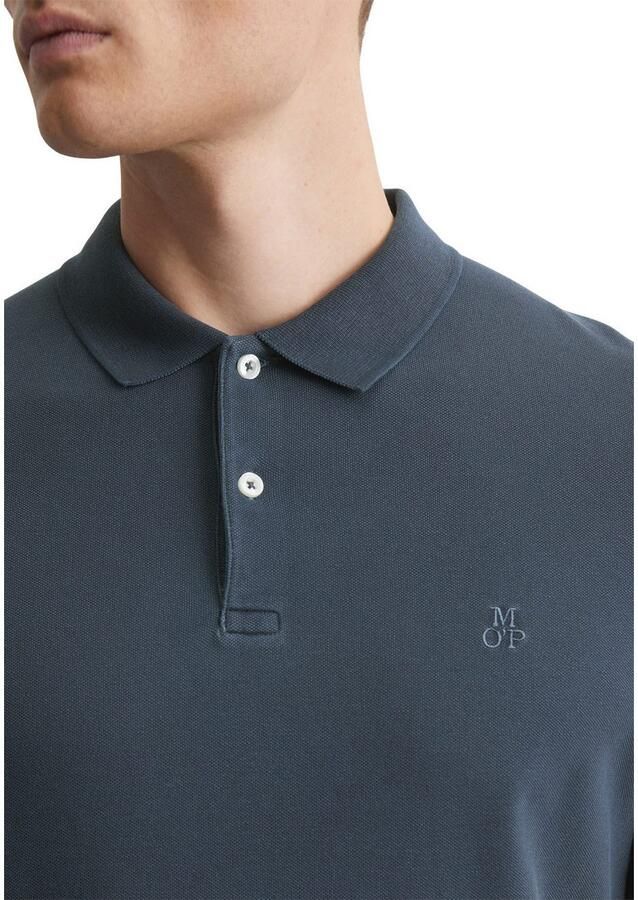 Marc O'Polo shirt met korte mouwen in piqué -stof Blauw Heren - Foto 3