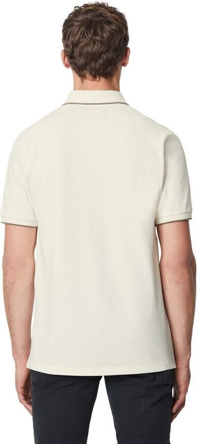 Marc O'Polo Piqué regular polo shirt White Heren - Foto 3