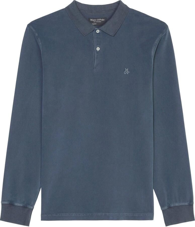 Marc O'Polo shirt met lange mouwen in een reguliere pasvorm Blue Heren - Foto 2