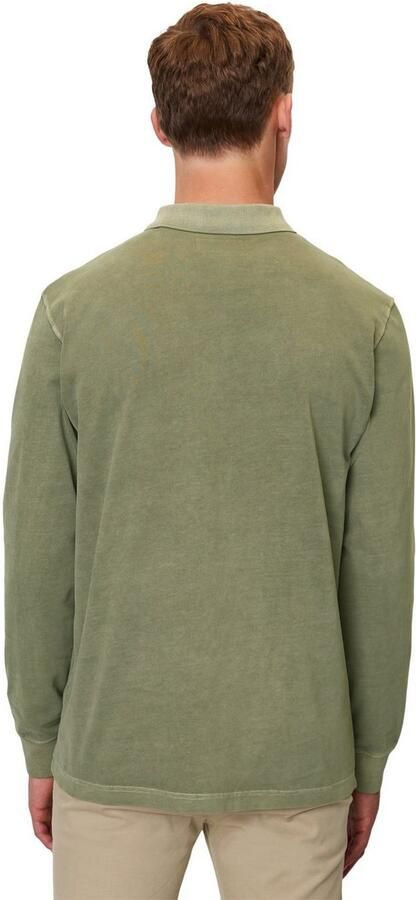 Marc O'Polo Poloshirt met lange mouwen in washed-look - Foto 3