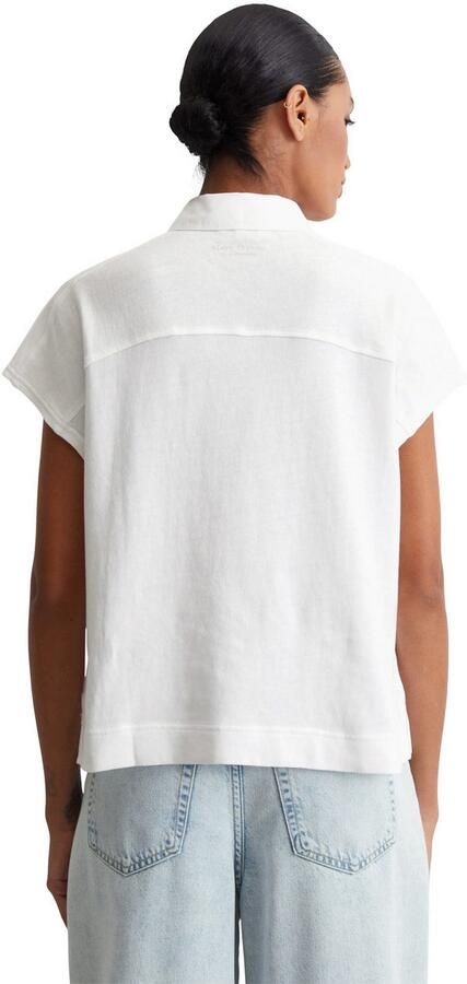 Marc O'Polo Oversized poloshirt van katoenen jersey - Foto 3