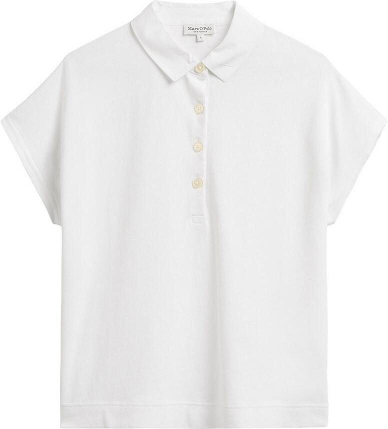 Marc O'Polo Oversized poloshirt van katoenen jersey