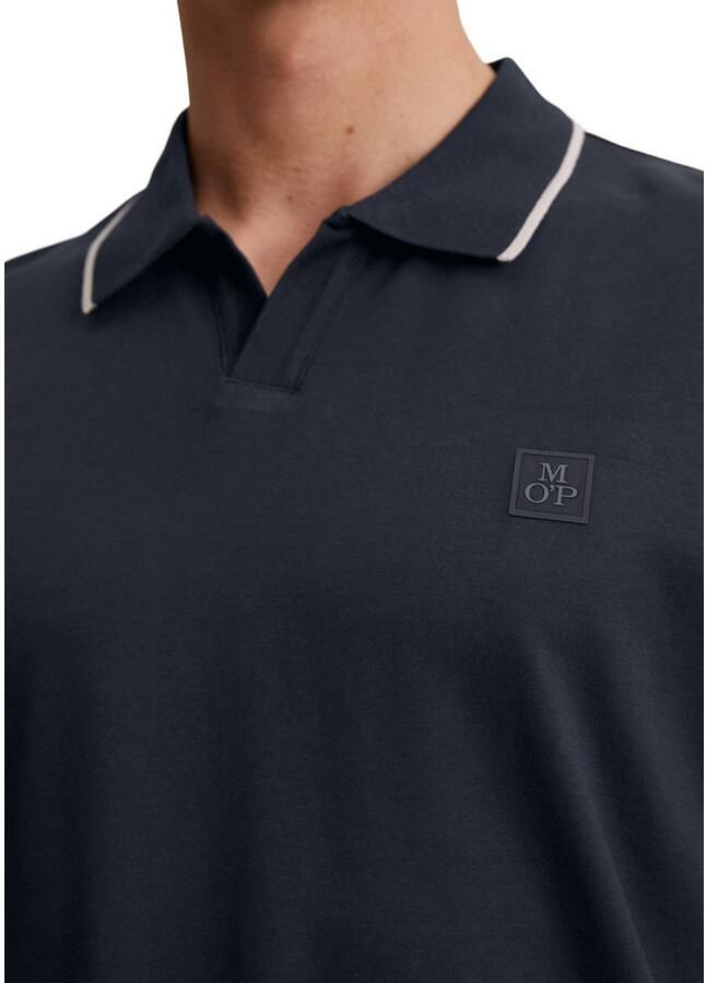 Marc O'Polo Poloshirt regular fit contrasterende strepen op de kraag - Foto 2