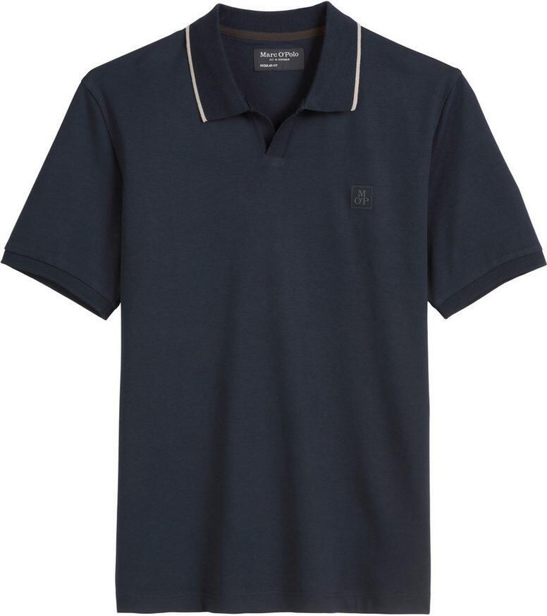 Marc O'Polo Poloshirt regular fit contrasterende strepen op de kraag