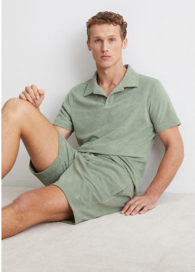 Marc O'Polo Poloshirt Terry Towel Badstofkwaliteit zacht korte mouwen comfortabel vochtregulerend - Foto 3