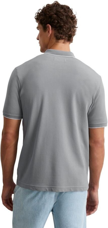 Marc O'Polo Poloshirt van piqué regular fit contrasterende details - Foto 3