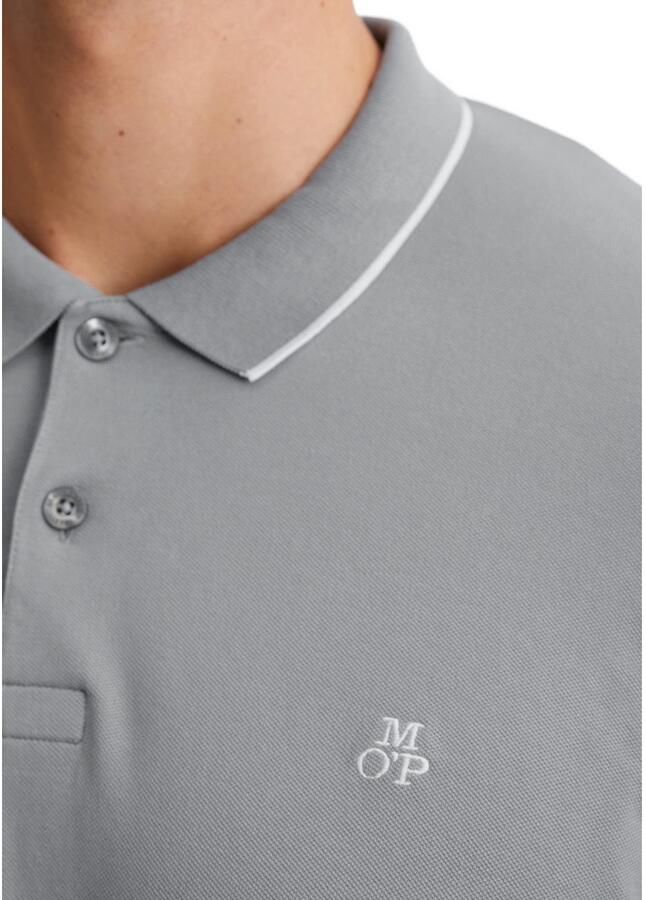 Marc O'Polo Poloshirt van piqué regular fit contrasterende details - Foto 2