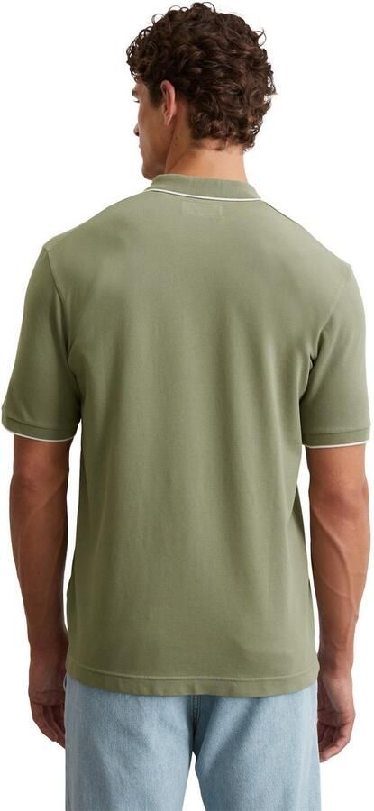 Marc O'Polo Poloshirt van piqué regular fit contrasterende details - Foto 3