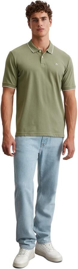 Marc O'Polo Poloshirt van piqué regular fit contrasterende details - Foto 4