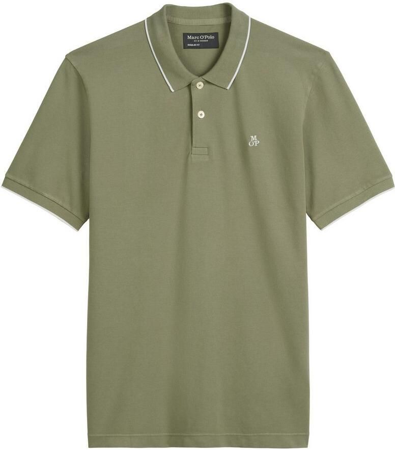 Marc O'Polo Poloshirt van piqué regular fit contrasterende details