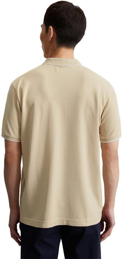 Marc O'Polo Poloshirt van piqué regular fit contrasterende details - Foto 3