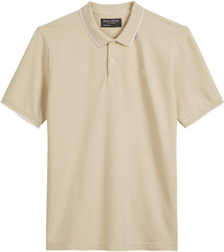 Marc O'Polo Poloshirt van piqué regular fit contrasterende details