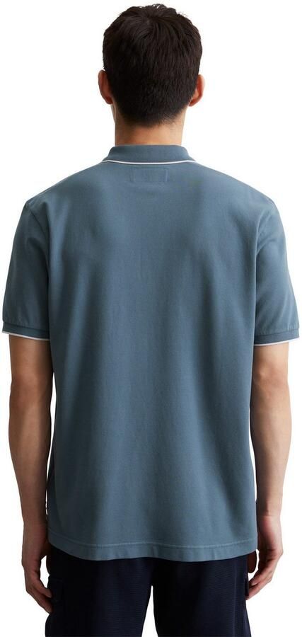 Marc O'Polo Poloshirt van piqué regular fit contrasterende details - Foto 3