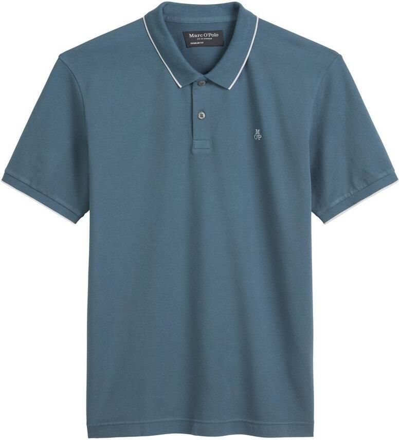 Marc O'Polo Poloshirt van piqué regular fit contrasterende details