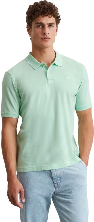 Marc O'Polo Poloshirt van piqué regular fit contrasterende details - Foto 5