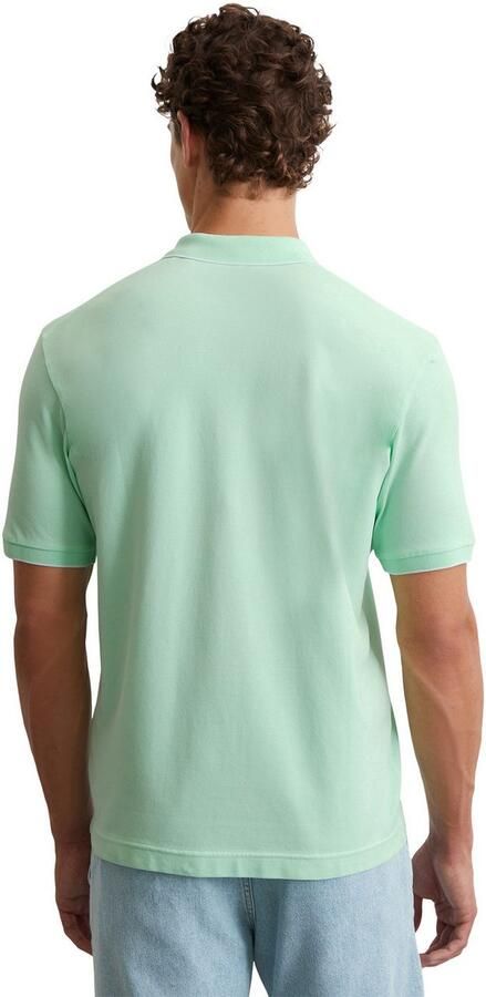 Marc O'Polo Poloshirt van piqué regular fit contrasterende details - Foto 3