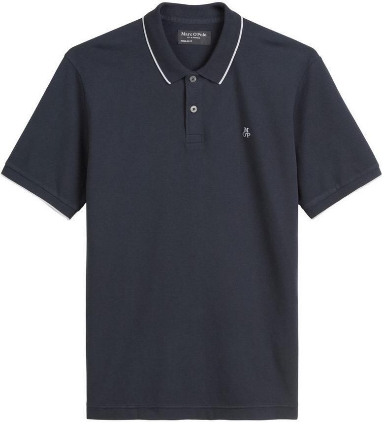 Marc O'Polo Poloshirt van piqué regular fit contrasterende details