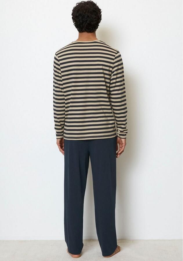 Marc O'Polo Pyjama Mix & Match Cotton met merkembleem op de borst (set 2-delig) - Foto 2