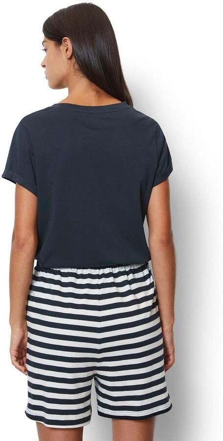 Marc O'Polo Pyjama Mix & Match Cotton-Woven met groot merklogo op de borst (set 2-delig) - Foto 5