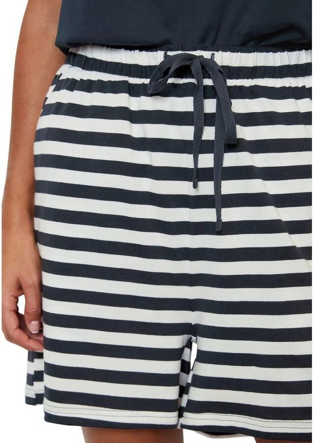 Marc O'Polo Pyjama Mix & Match Cotton-Woven met groot merklogo op de borst (set 2-delig) - Foto 2