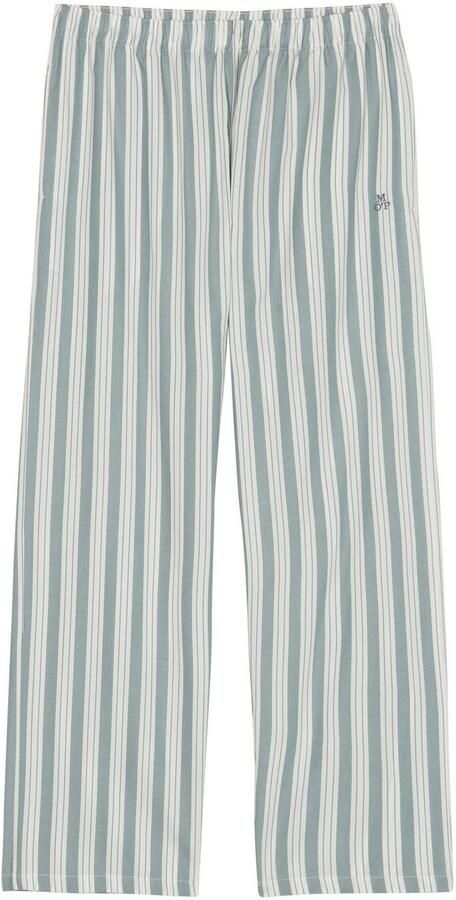 Marc O'Polo Pyjamabroek Mix & Match Woven met klassiek streepdessin - Foto 2