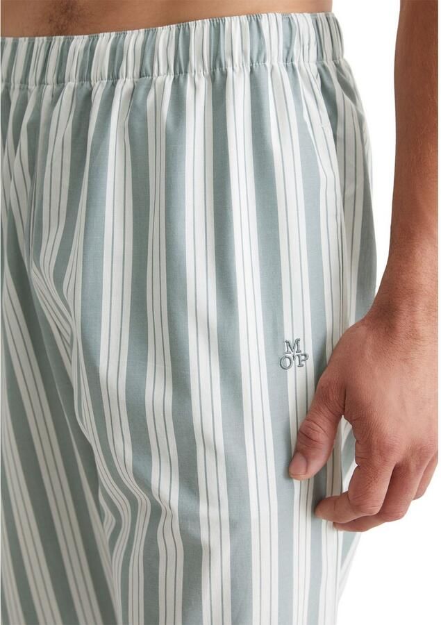 Marc O'Polo Pyjamabroek Mix & Match Woven met klassiek streepdessin