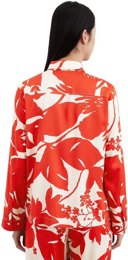 Marc O'Polo Satijnen blouse Zachte zijdeachtige oppervlakte met allover print - Foto 3