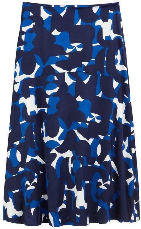 Marc O'Polo Satijnen rok in uitlopende a-lijn gesneden - Foto 2