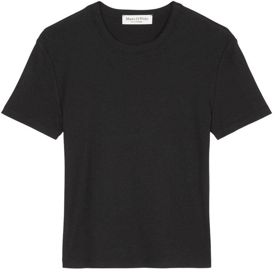 Marc O'Polo Shirt met korte mouwen MODERN MOVE met geribde structuur