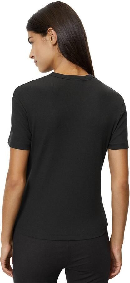 Marc O'Polo Shirt met korte mouwen MODERN MOVE met geribde structuur - Foto 3