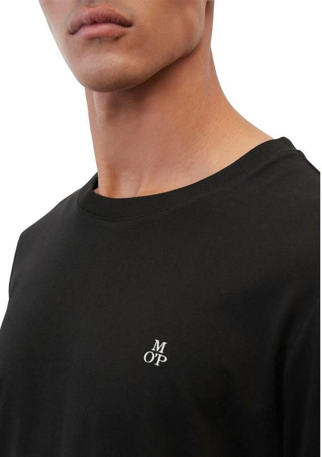 Marc O'Polo Shirt met lange mouwen met subtiele logo-print aan de voorkant - Foto 5