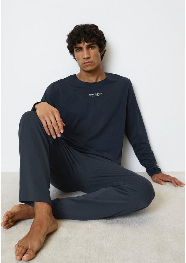 Marc O'Polo Shirt met lange mouwen Mix & Match Cotton met lange mouwen en logo-embossing - Foto 3