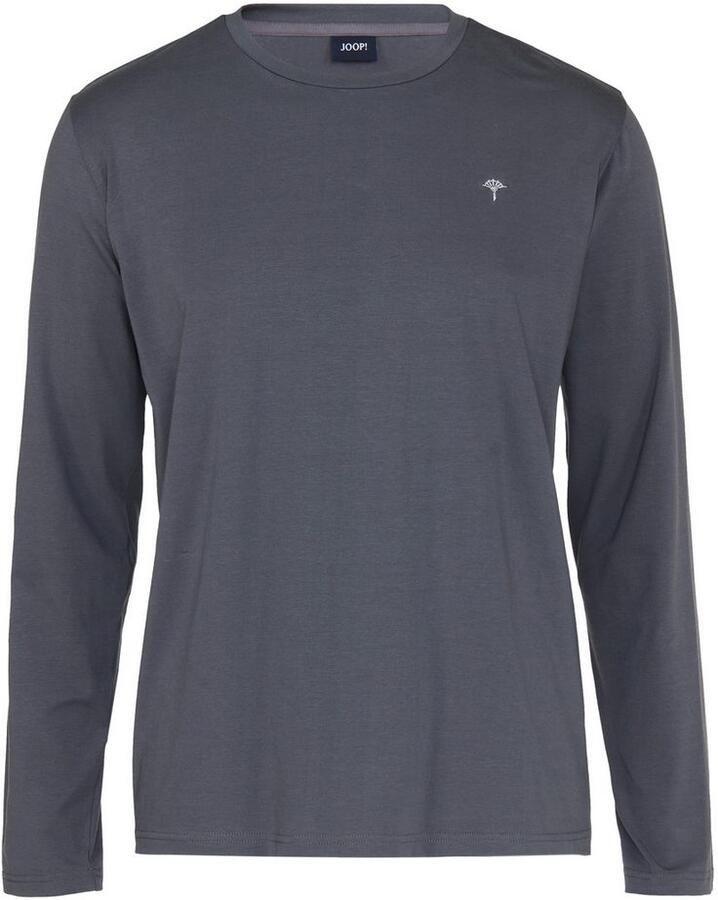 Marc O'Polo Shirt met lange mouwen Ronde hals lange mouw katoenmix Regular Fit