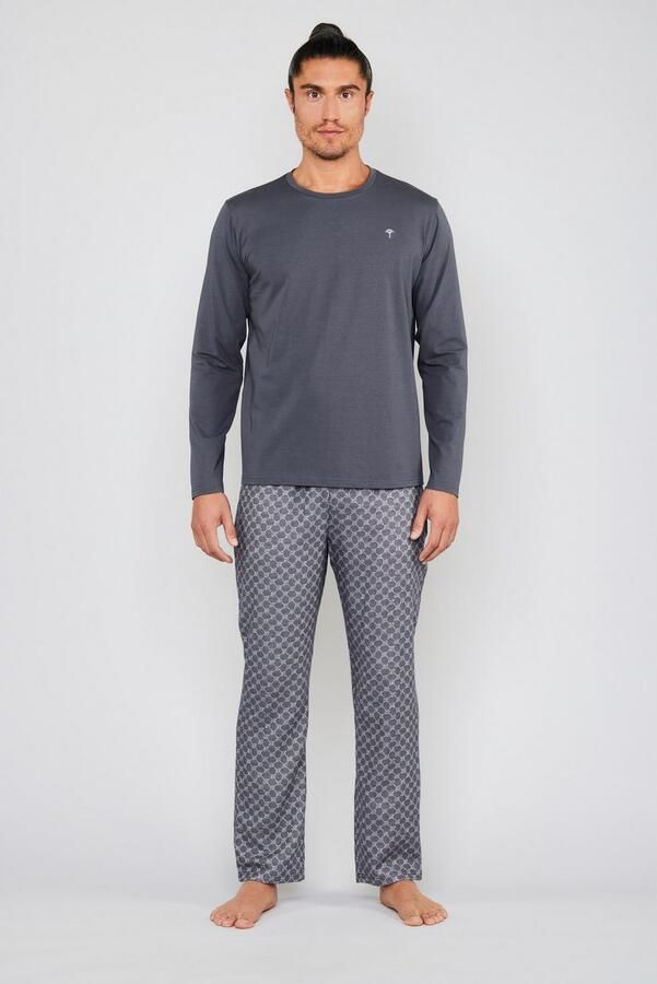 Marc O'Polo Shirt met lange mouwen Ronde hals lange mouw katoenmix Regular Fit - Foto 4