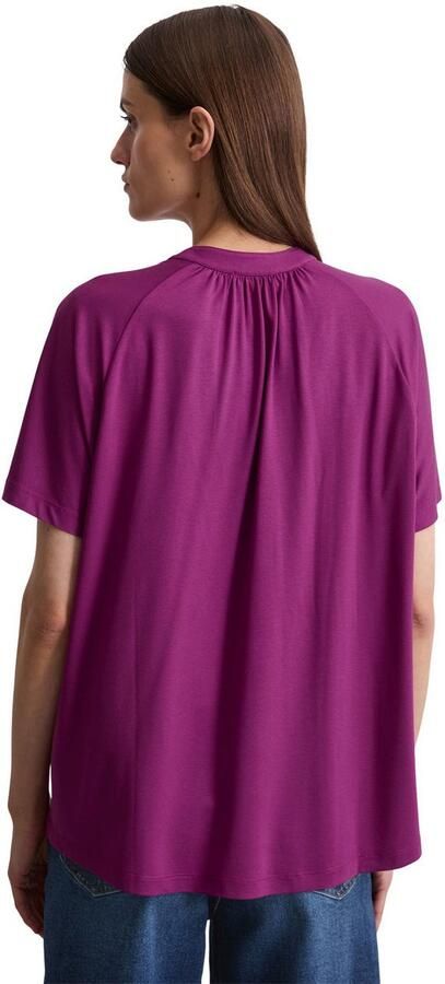 Marc O'Polo Shirt met staande kraag met knoopsluiting - Foto 3