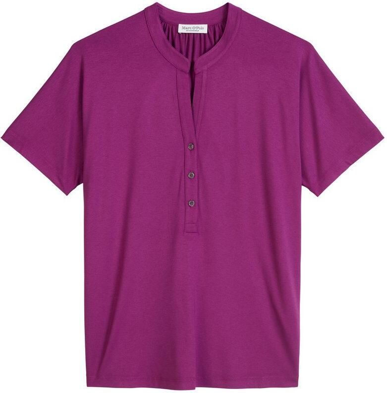 Marc O'Polo Shirt met staande kraag met knoopsluiting