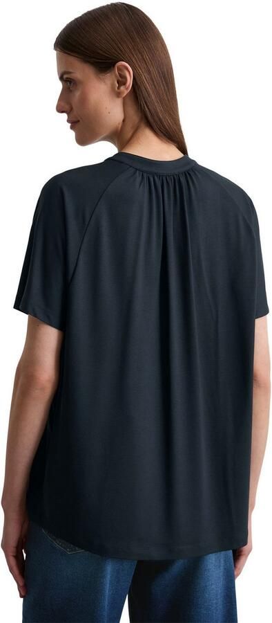 Marc O'Polo Shirt met staande kraag met knoopsluiting - Foto 3