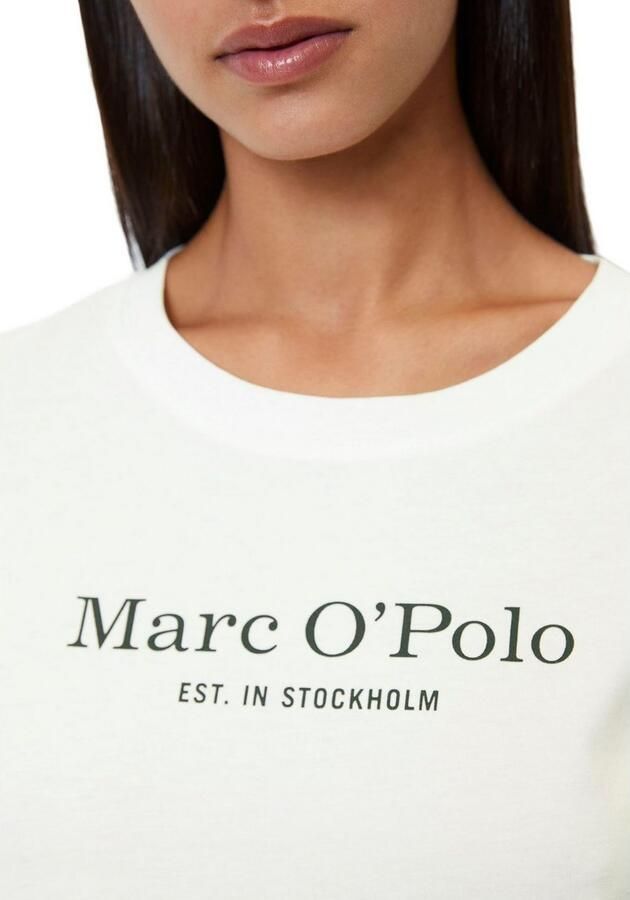 Marc O'Polo Shirt voor eronder Mix & Match Cotton-Woven met logoprint op borsthoogte - Foto 3