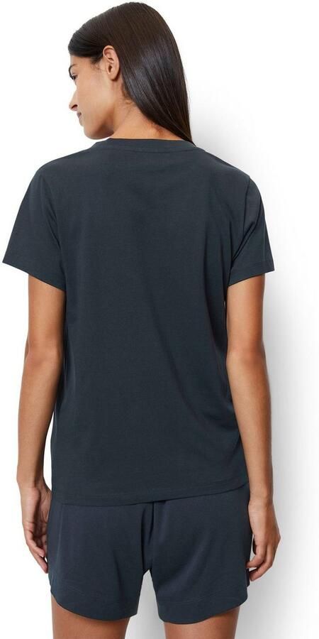 Marc O'Polo Shirt voor eronder Mix & Match Cotton-Woven met logoprint op borsthoogte - Foto 3