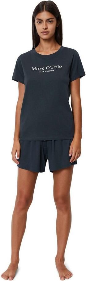 Marc O'Polo Shirt voor eronder Mix & Match Cotton-Woven met logoprint op borsthoogte - Foto 5