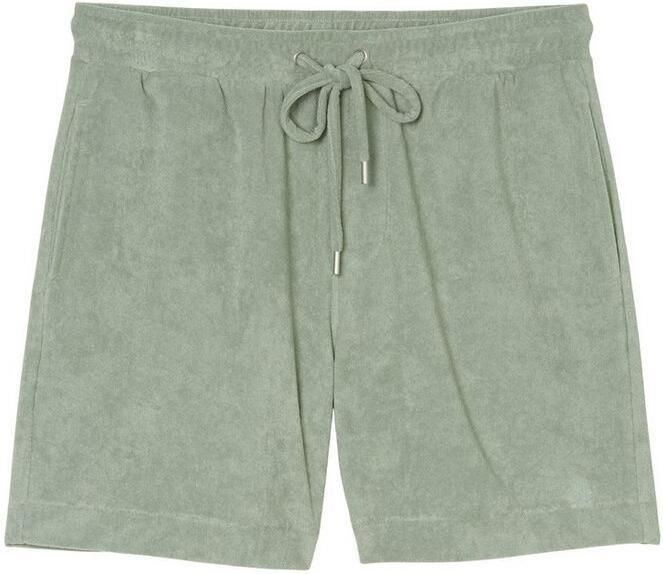 Marc O'Polo Short Terry Towel Met bindband en trekkoord - Foto 3