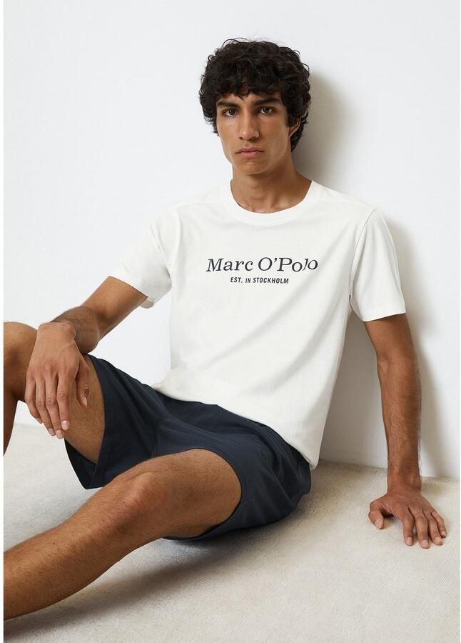 Marc O'Polo Shortama Korte mouw shorts ronde hals katoen (2-delig) - Foto 2