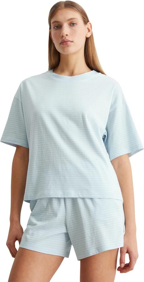 Marc O'Polo Shortama Mix & Match Cotton met fijn gestreept ontwerp (2-delig) - Foto 4